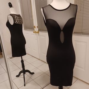 2/$70 Black Metal Back Dress - size XS